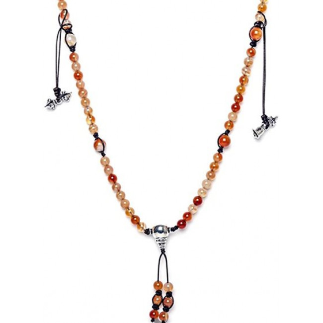 COLLANA TAMASHII  MUDRA CORNIOLA NHS1500-19