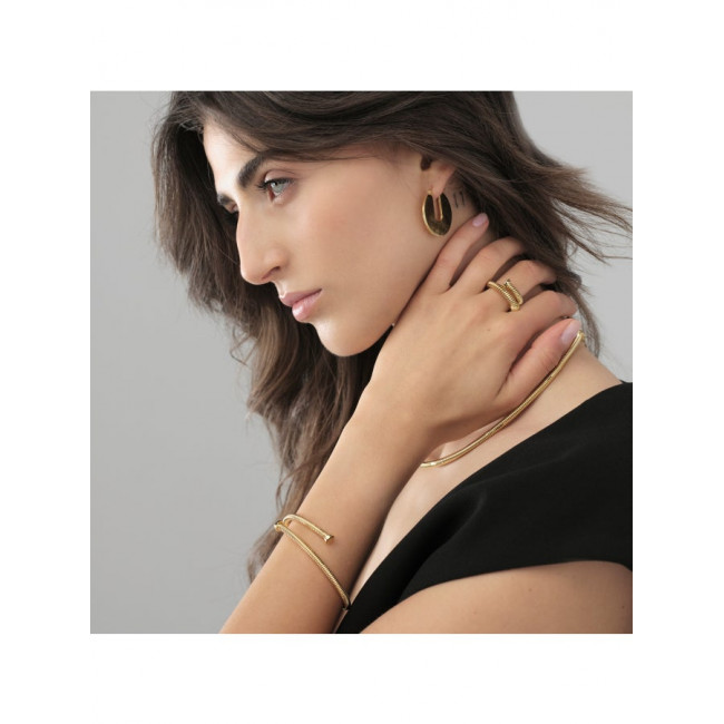 ANELLO UNOAERRE CHIODO OTTONE DORATO 2575