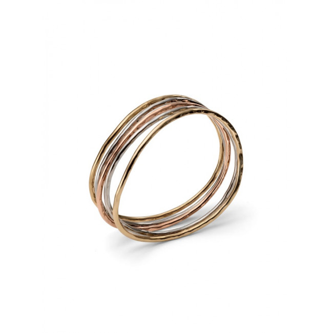 BRACCIALI UNOAERRE OTTONE ARGENTATO ROSATO E DORATO 0381