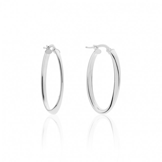 ORECCHINI UNOAERRE OTTONE ARGENTATO 1774