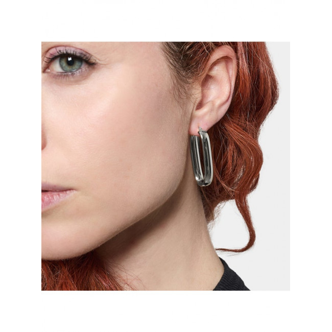 ORECCHINI UNOAERRE OTTONE ARGENTATO 2688