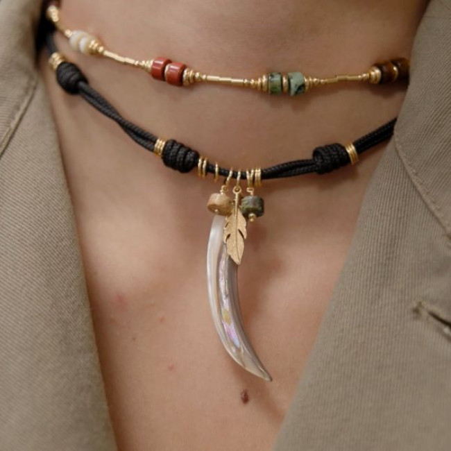 GIROCOLLO  MAMAN ET SOPHIE ARGENTO 925  TALISMANI GKTALCOR