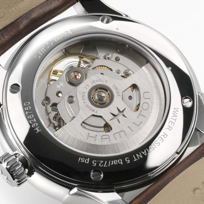 HAMILTON JAZZMASTER OPEN HEART AUTO H32675581
