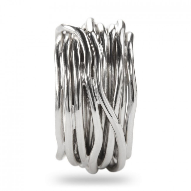 ANELLO FILODELLAVITA ROCK ARGENTO 925 AN10A