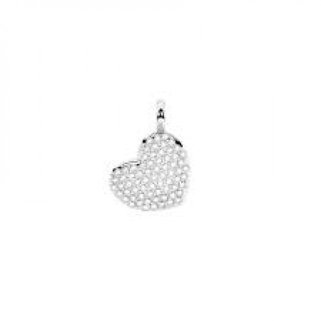 KIDULT BY YOU CHARM ACCIAIO CUORE BRILLANTE 741346