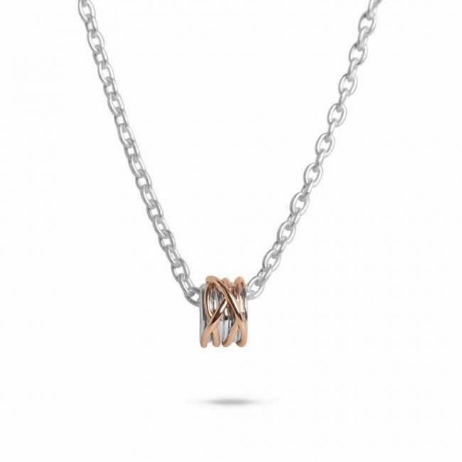 CIONDOLO FILODELLAVITA MINI 13 FILI IN ARGENTO 925 E ORO ROSA 9KT AN1004AR