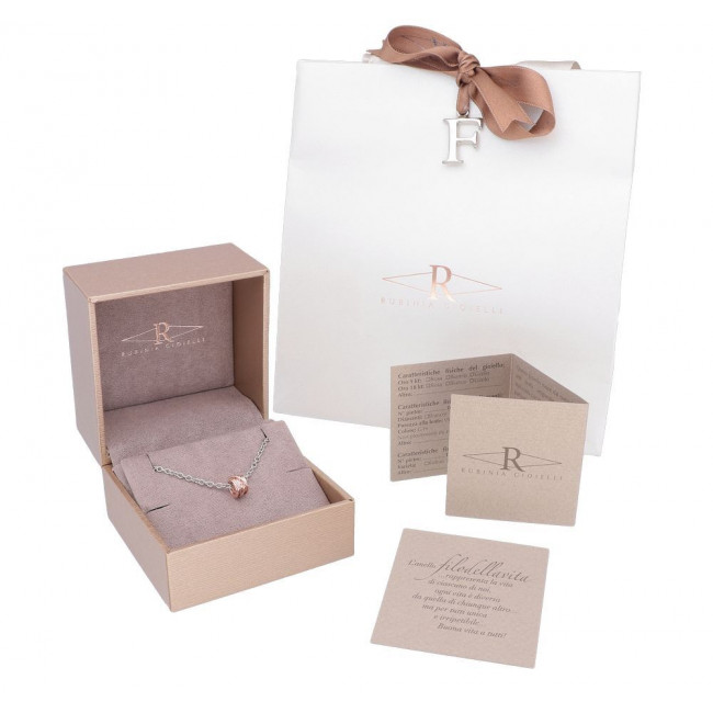 CIONDOLO FILODELLAVITA MINI 13 FILI IN ORO ROSA AN1005R