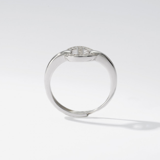 ANELLO MABINA ARGENTO ZIRCONI REGOLABILE 523186