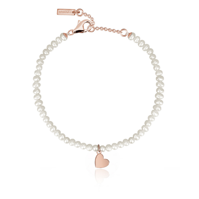 agathe création PA17017 Tibetan Lucky Charm Bracelet, 925 Silver Beads