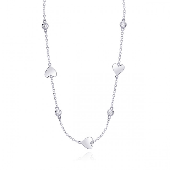 COLLANA MABINA CUORI E PUNTI LUCE 553216