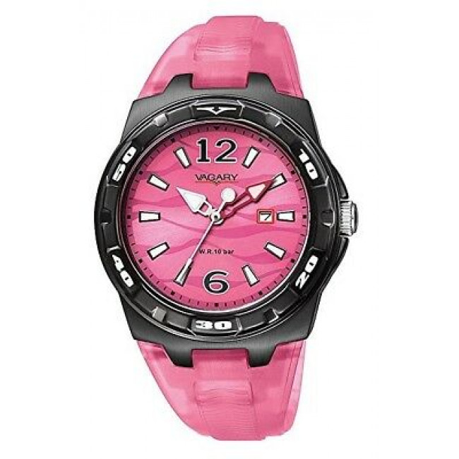 Vagary By Citizen - OROLOGIO VAGARY SOLO TEMPO CINTURINO GOMMA FUXIA  IE8-247-92 | Arvimo Gioielli