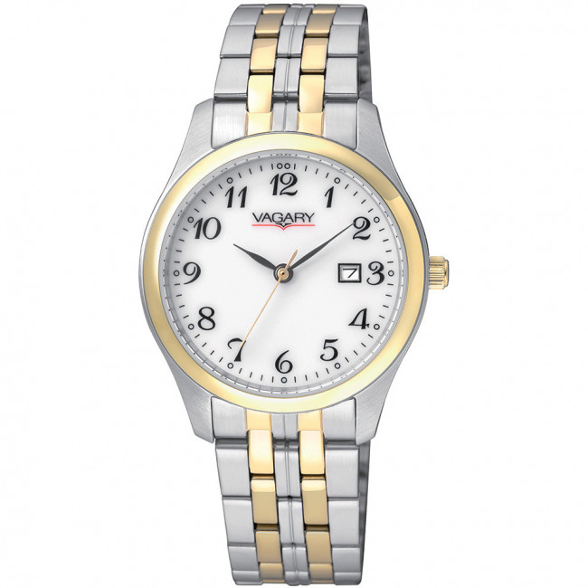 OROLOGIO VAGARY SOLO TEMPO DONNA BICOLORE ih3-039-13