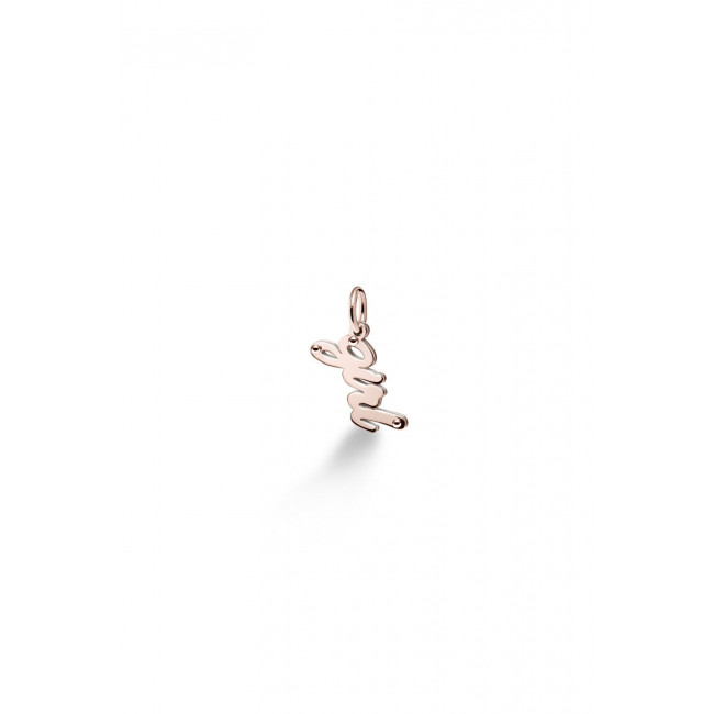 Ciondolo Le Bebe' Lock Your Love  girl oro rosa e argento  LBB172