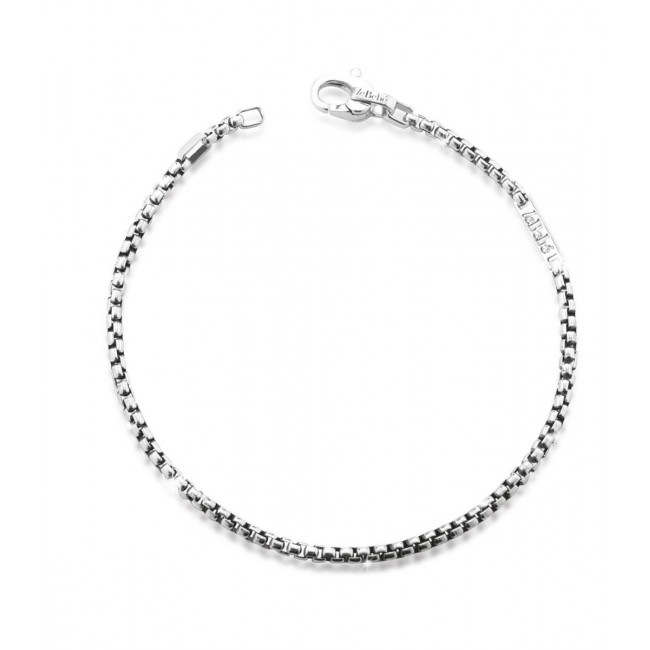 BRACCIALE LE BEBE'  IN ARGENTO CON MOSCHETTONE ED ELEMENTO IN ARGENTO LBU006A