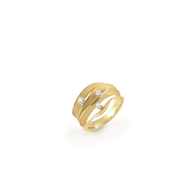 ANELLO ANNAMARIA CAMMILLI COLLEZIONE DUNE ORO GIALLO SUNRISE