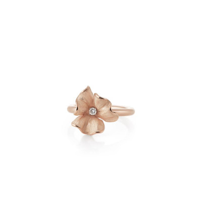 ANELLO ANNAMARIA CAMMILLI COLLEZIONE GRACE IN ORO ROSA CHAMPAGNE
