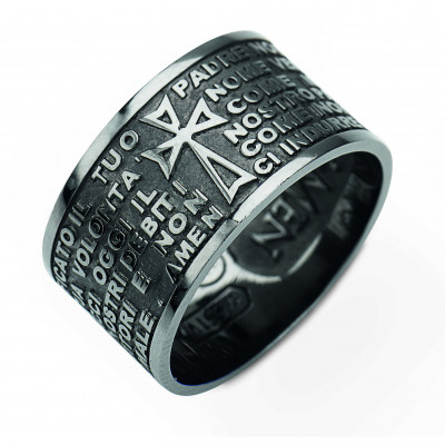 ANELLO ARGENTO PADRE NOSTRO AMEN PNN-22