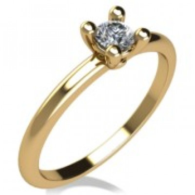 ANELLO GEMORO ORO 18KT gr. 1,60 DIAMANTE ct. 0,09  SS736BGIA09