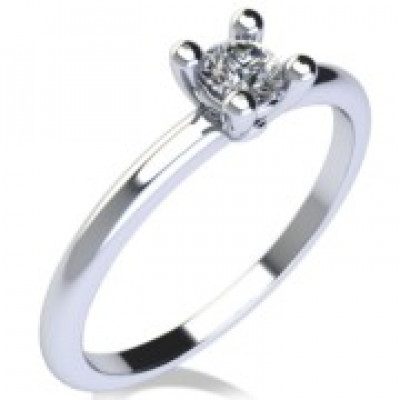 ANELLO GEMORO ORO 18KT gr. 1,60 DIAMANTE ct. 0,09  SS736BIA09