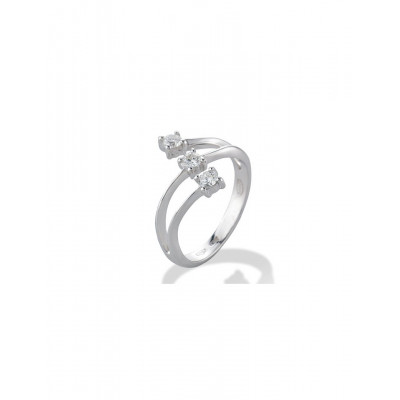 ANELLO GEMORO ORO 18kt gr.3,50  DIAMANTI ct. 0,33  FT096BIA33