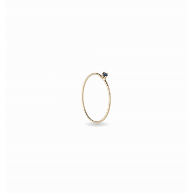 ANELLO ORO 9KT E ZAFFIRO FILO D'AMORE AN355GZB-14