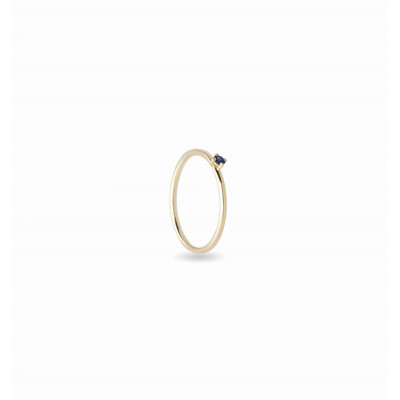 ANELLO ORO 9KT E ZAFFIRO FILO D'AMORE AN356GZB-12