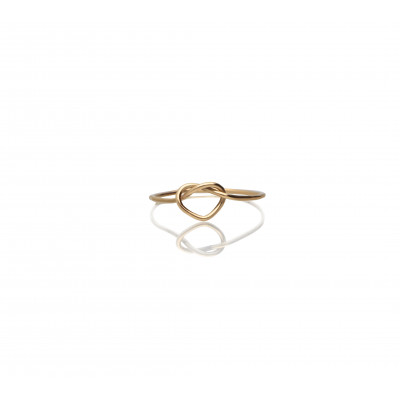 ANELLO ORO GIALLO 9KT NODO D'AMORE CUPIDO AN254G