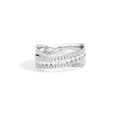 ANELLO RECARLO IN ORO BIANCO FASCIA R10FM001/060