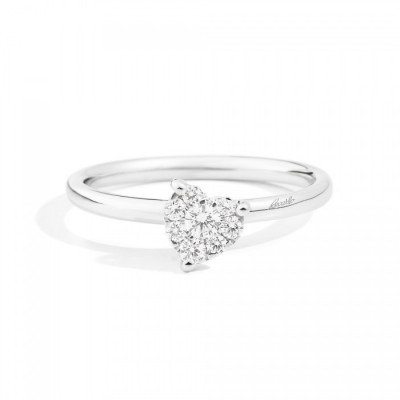 ANELLO RECARLO LOVELY IN ORO BIANCO E DIAMANTI R07CU991/020