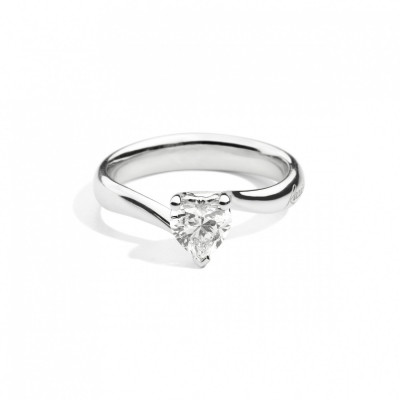 ANELLO RECARLO SOLITARIO IN ORO BIANCO ANNIVERSARY LOVE R67SO001/030