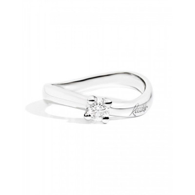 ANELLO SOLITARIO RECARLO IN ORO BIANCO ETERNITY R02SO175-040