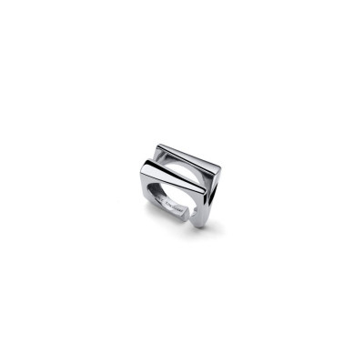 ANELLO UNOAERRE DESIGN OTTONE ARGENTATO 2759