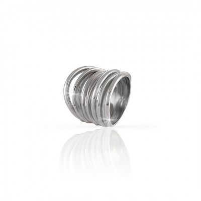 ANELLO UNOAERRE VORTICE ARG. 925 5560/18