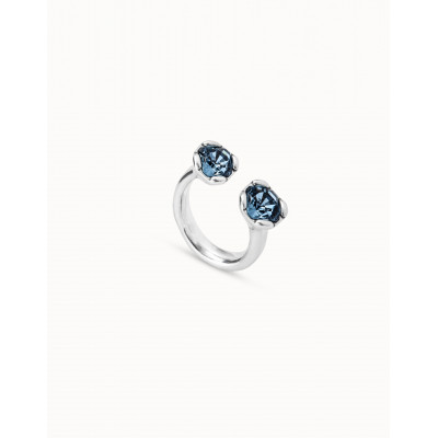 ANELLO UNODE50 AURA BLUE ANI0790AZUMTL15