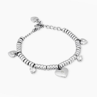 BRACCIALE 2JEWELS ACCIAIO CRISTALLI 231438