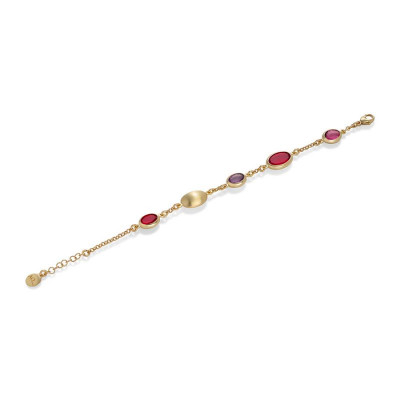 BRACCIALE AQUAFORTE CARAMELLE OVALI ARGENTO H4182735