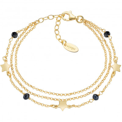 BRACCIALE ARGENTO ELEGANCE AMEN BRMFSTGG