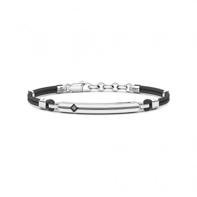 BRACCIALE ARGENTO INSIGNA ZANCAN ESB317-NE
