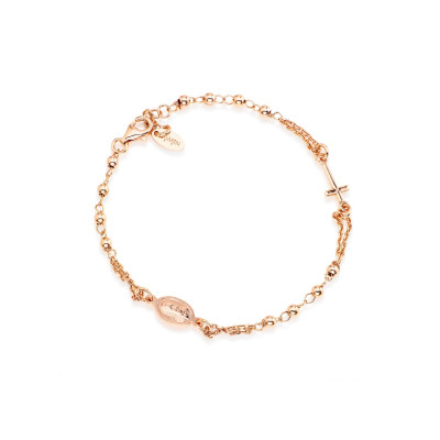 BRACCIALE ARGENTO ROSARIO AMEN BROR3