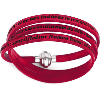 BRACCIALE CUOIO PADRE NOSTRO AMEN PNLA08-60