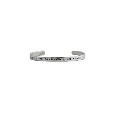 BRACCIALE IN ARGENTO 925 NUMERI E PAROLE BR177A-P-M