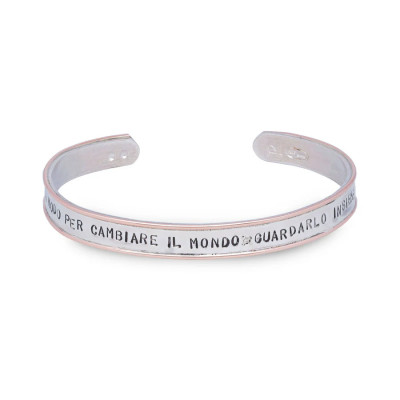 BRACCIALE IN ARGENTO 925 NUMERI E PAROLE BR203AR-P-M