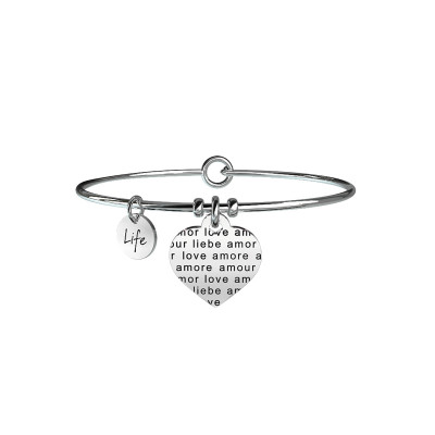 BRACCIALE KIDULT LOVE CUORE AMORE SENZA CONFINI 231606