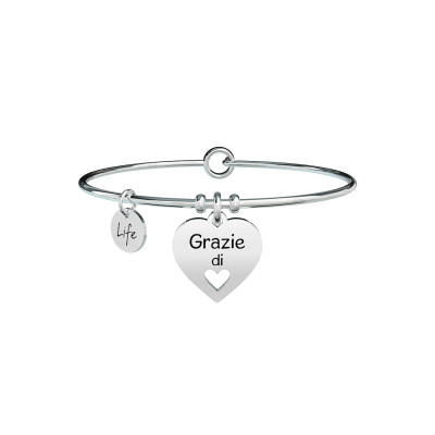 BRACCIALE KIDULT LOVE CUORE GRAZIE 731298