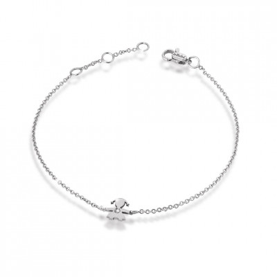 BRACCIALE LE BEBE' LE BRICIOLE BIMBA ORO BIANCO LBB338
