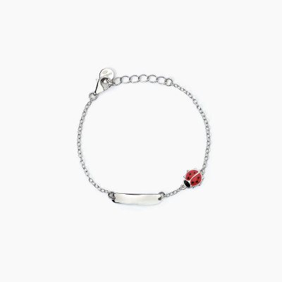 BRACCIALE MABINA JUNIOR LADY BUG ARGENTO 533785