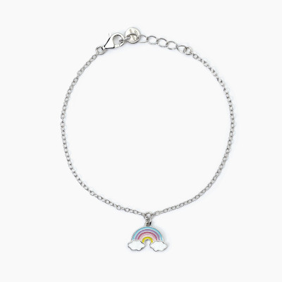 BRACCIALE MABINA JUNIOR RAINBOW ARGENTO 533780