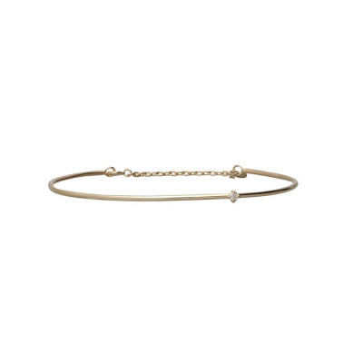 BRACCIALE ORO 9KT  E DIAMANTI FILODAMORE BR356GBT-M