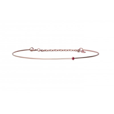 BRACCIALE ORO 9KT E RUBINO CUPIDO BR355RRB-M