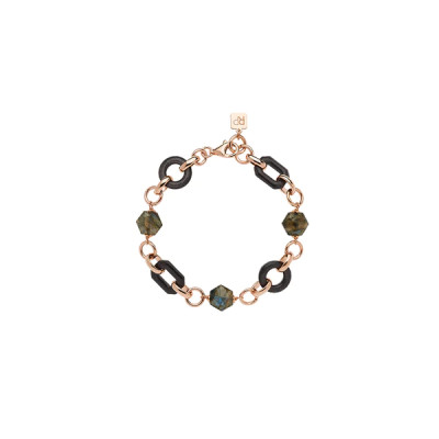 BRACCIALE ROSSO PREZIOSO ARGENTO 925 MON AMOUR 23539NV-BLACK-VELVET